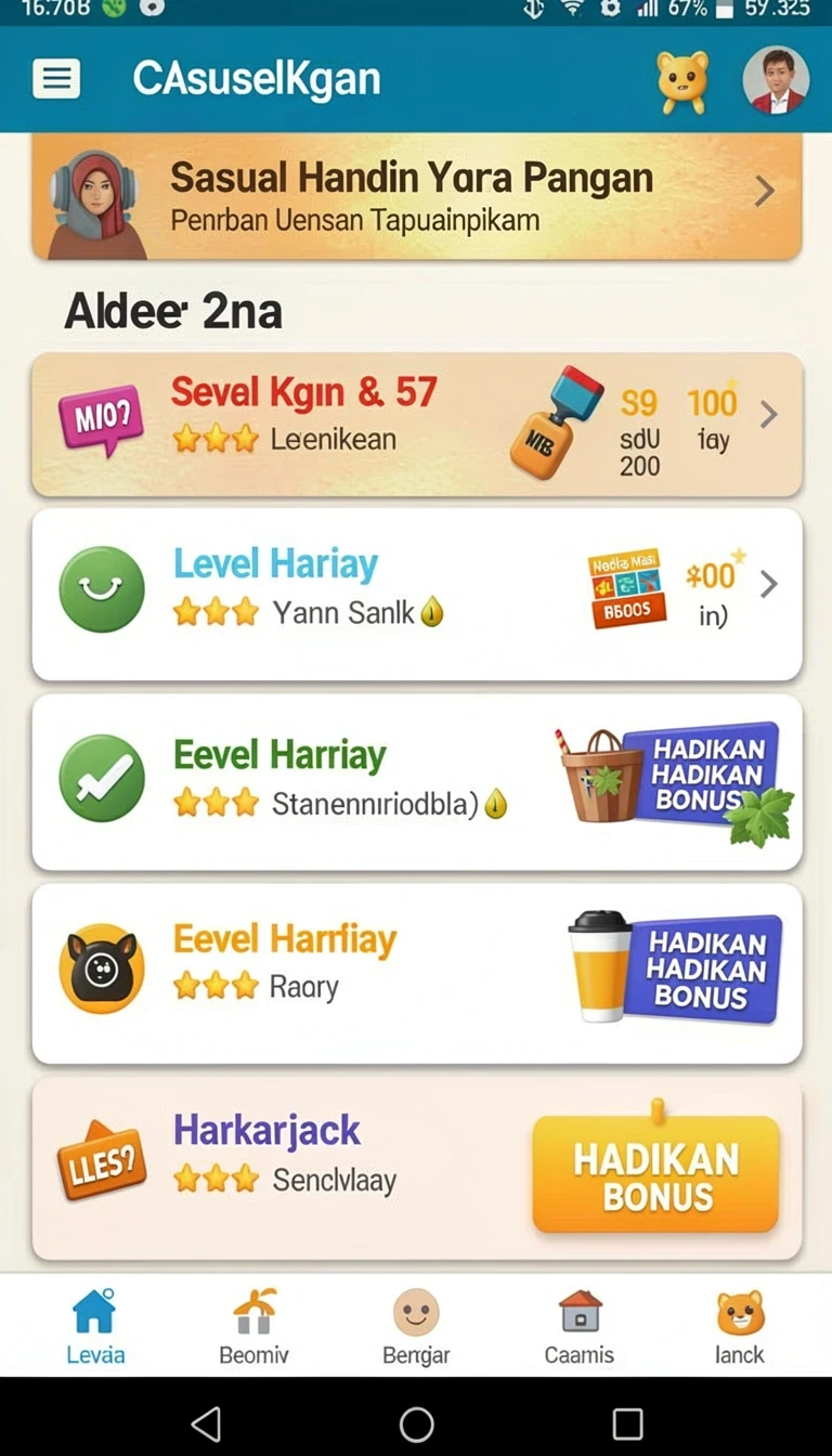 Tampilan utama aplikasi 55kbet APK Versi Terbaru untuk Android 2026 yang intuitif dan efisien.